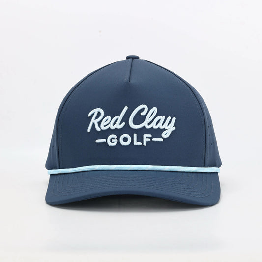 Red Clay Rope Hat - Navy